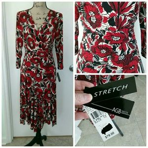 AGB Dress with Ruching